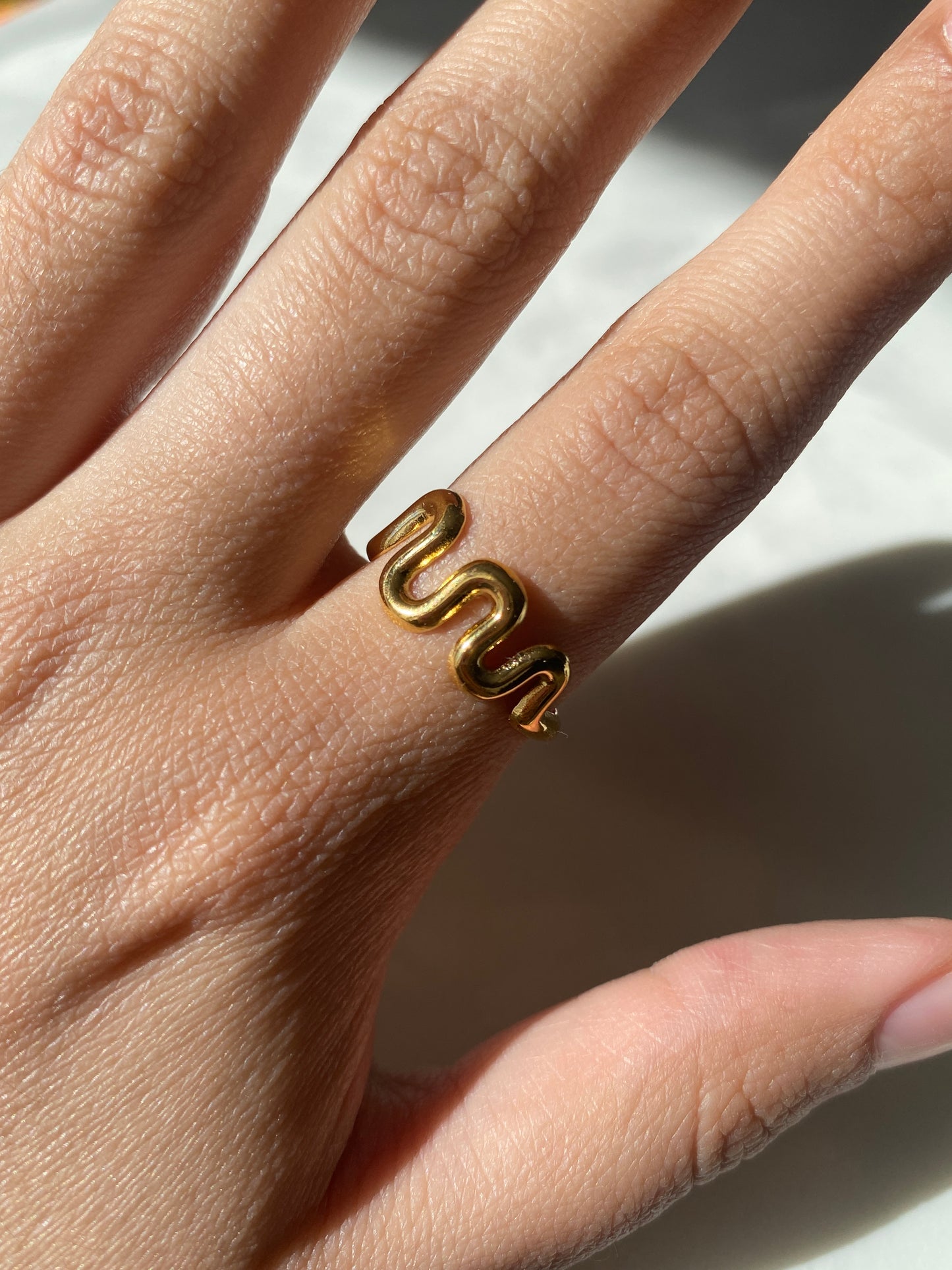 Anillo wavy Ajustable